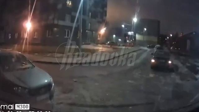 Момент взрыва в доме на Пискаревском проспекте в Питере