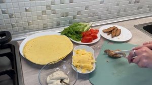 РЕЦЕПТЫ | ГОТОВИМ ЦЕЗАРЬ РОЛЛ ДОМА | БЫСТРО И ВКУСНО