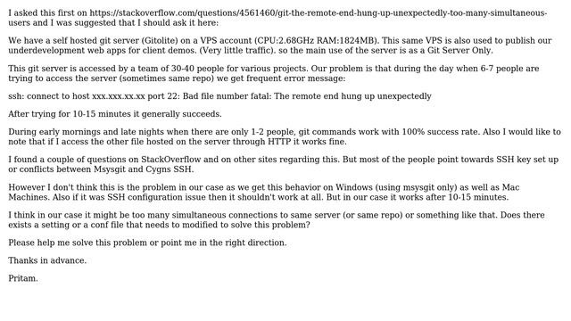 DevOps & SysAdmins: git : The remote end hung up unexpectedly - too many simultaneous users? смотреть онлайн