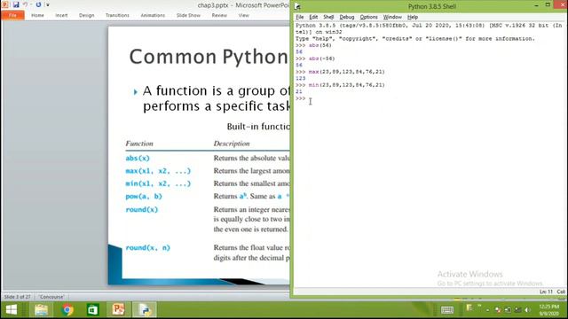 Common Python Functions | Python Programming Language | EduTut | Learn Easily in Tamil