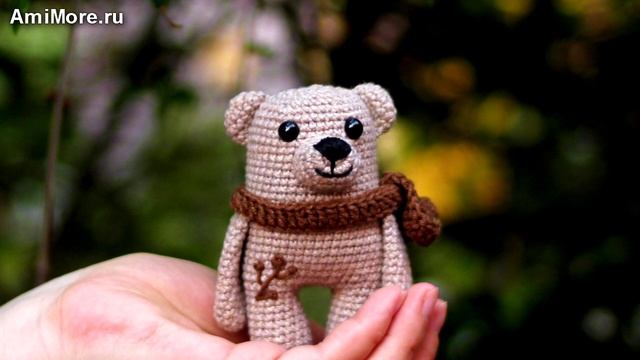 Амигуруми: схема Мишка. Игрушки вязаные крючком.