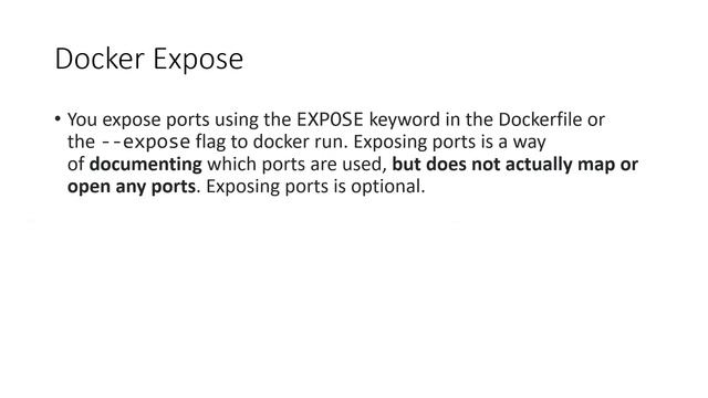 What is the difference between “expose” and “publish” in Docker? смотреть онлайн