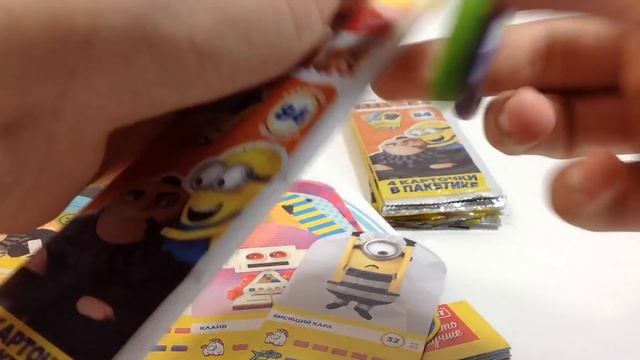 МИНЬОНоМАРАФОН - Акция МАГНИТ Карточки ГАДКИЙ Я 3 Мультик 2017 DESPICABLE ME 3 trading CARDS openin смотреть онлайн