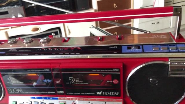 TOSHIBA RT SW-7 Sugar - "сахарок", легендарная магнитола 80-х!