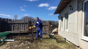 Запуск мотобура