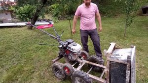 4Х4 Мини думпер из мотоблока. Weima 900 в действии. DIY Mini dumper. Weima 900 in action.