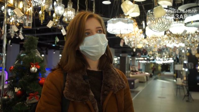 Покупательница завершила ремонт приятной покупкой в ТЦ «Мебельный Базар» смотреть онлайн