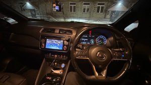 Запуск Nissan Leaf ze1 зима -17 ￼
