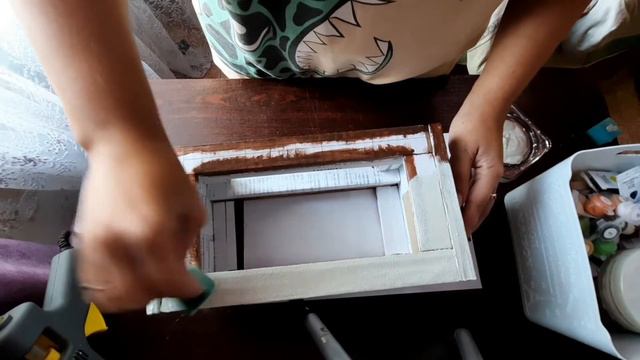 Декоративный фонарь из картона