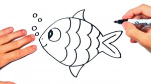 Как нарисовать рыбку | How to draw a Fish