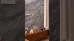 Акцентная стена из керамогранита