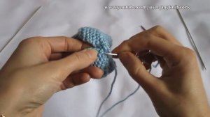 Вязание спицами. Вяжем игрушку "Мышка".