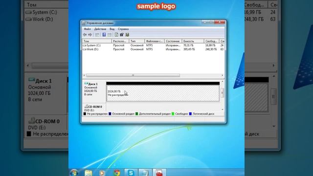 Как создать виртуальный локальный диск на Windows 7. смотреть онлайн