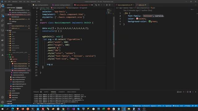 Angular D3: 01 - Basic смотреть онлайн