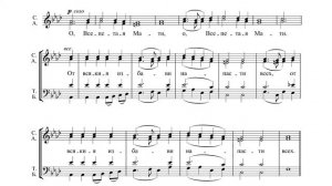 О, Всепетая Мати. Киевский распев. Бас