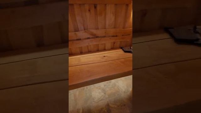 Внутренняя отделка парной под ключ из нереально красивой доски липа⭐