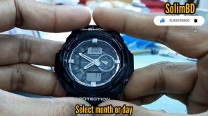 How To Setting Time on A G-Shock GA-150 Digital Watch | Watch Repair Channel
