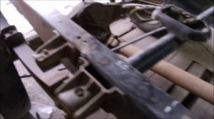 Ремонтируем авто сами ( такого я ещё не делал ) сварка трещин рамы.mp4