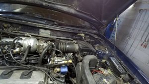 Toyota Corsa замена прокладки гбц.
