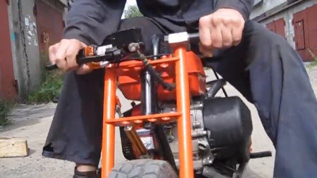 Самодельный мопед, мини байк к-1 смотреть онлайн