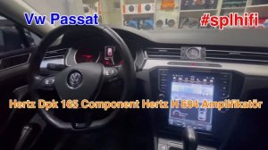 Vw Passat Hertz Sessistemi Hertz Dpk 165 Component Hertz H 604 Amplifikatör Hertz Uno S 300 Sub