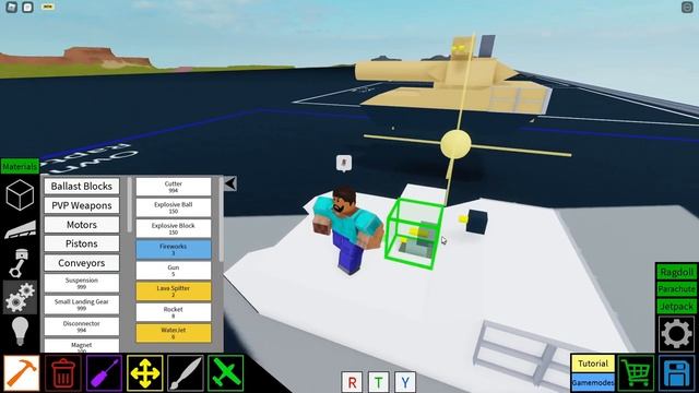 MINI TANK TUTORIAL in PLANE CRAZY ROBLOX *EASY* смотреть онлайн