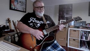 Gibson Es335 Jazz Blues Guitar Instrumental.