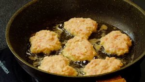 Мясные оладьи, которыя я готовлю вместо пирожков. Сочные и очень вкусные