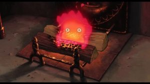 Eternal Calcifer | Yule Log Fireplace | Ambience HD
