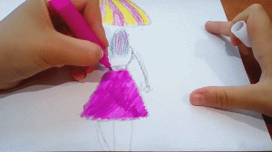 Как нарисовать Девушку с Зонтом Простой Рисунок Девушки How to draw a girl with umbrella