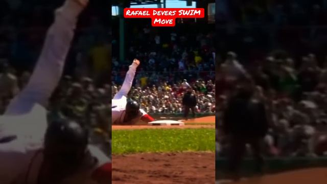 Rafael Devers Swim Move!