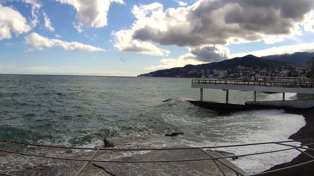 Крым Ялта На Массандровский пляж Весной, Солнце, Море, Прогулка на море.Крым 2022.