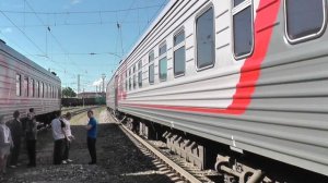 Электровоз ЭП1М-788 со скорым поездом Киров - Нижний Новгород