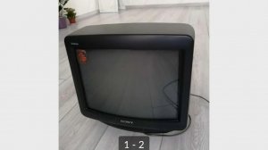 Купил мини ТВ для ретро Sony KV M1400K