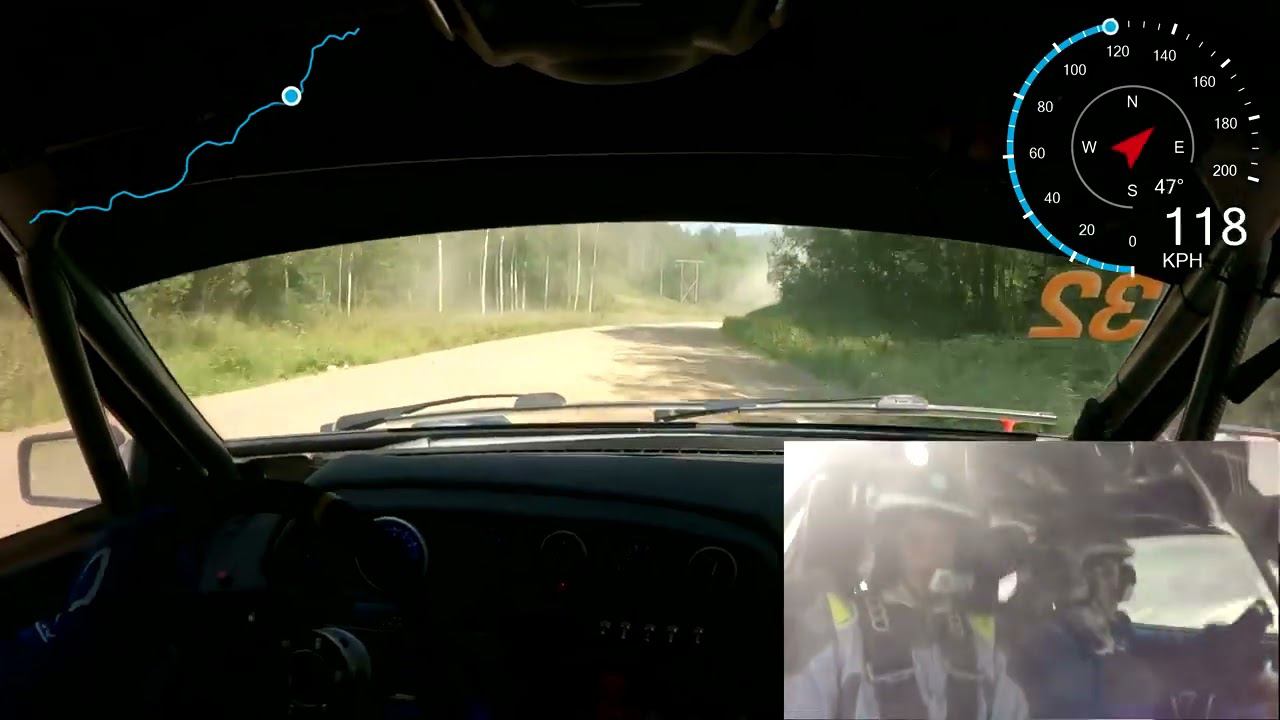 Ралли вид на салоне пилота 2021 СУ 12 смотреть онлайн