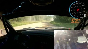 Ралли вид на салоне пилота 2021 СУ 12