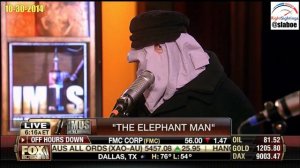 Rob Bartlett as 'The Elephant Man'