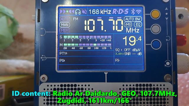 16.06.2024 13:31UTC, [Es], Radio Ar Daidardo, Грузия, 107.7МГц, 1611км, 250Ватт поверх местной+QRM