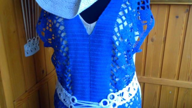 Платье-туника крючком Обвязка Вязание на заказ смотреть онлайн