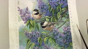 Финиш! “Chickadees and Lilacs”Dimensions.(Синички и сирень)Мои впечатления.