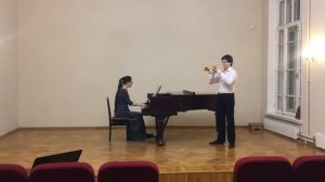 Т.Альбинони Концерт Ми-бемоль мажор 1,2 части. исполняет Брунцов Георгий