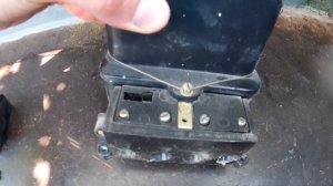 Старый однофазный счётчик электроэнергии