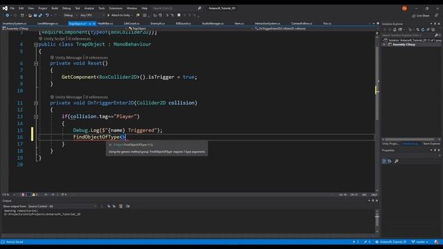 Unity 2D Platformer Tutorial 27 - Player Death and Respawn