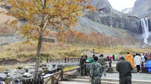 Чанбайшань. Водопад, Зеленое озеро.