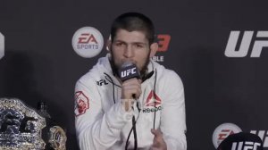 ХАБИБ НУРМАГОМЕДОВ  ПРЕСС  КОНФЕРЕНЦИЯ ...