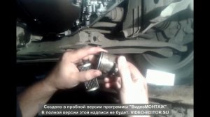 Замена масла (жижи) в вариаторе(акпп) а.м. Ниссан двиг. 1.6.