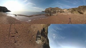Тихое спокойное море для релаксации и короткого сна. VR360 панорама. +0