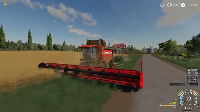 Уборка овса и тюкуем солому #10 Карта «Варваровка» Farming Simulator 2019 / FS 19 смотреть онлайн
