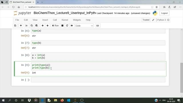 Take Input From User in Python | Lecture 9 | Python Tutorial in Hindi for Beginners