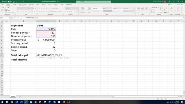 CUMPRINC and CUMIPMT: Calculate cumulative principal and interest paid between periods смотреть онлайн